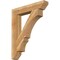 Ekena Millwork Balboa Slat Rough Sawn Bracket, Western Red Cedar, 6"W x 36"D x 44"H BKT06X36X44BOA06RWR - alternate 1